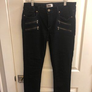 PAIGE Women's High Rise Edgemont Straight Jeans Size 31 Indigo Blue